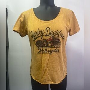 Harley-Davidson Golden Brown Motorcycle Tee